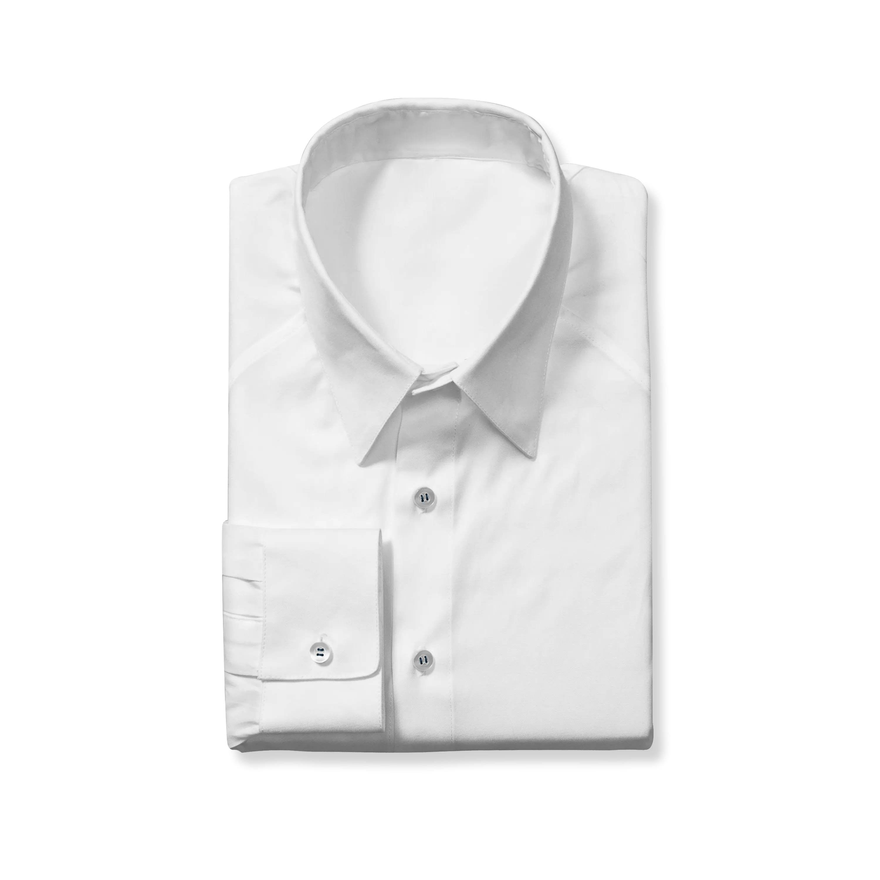 Slim Cut White Dress Shirt