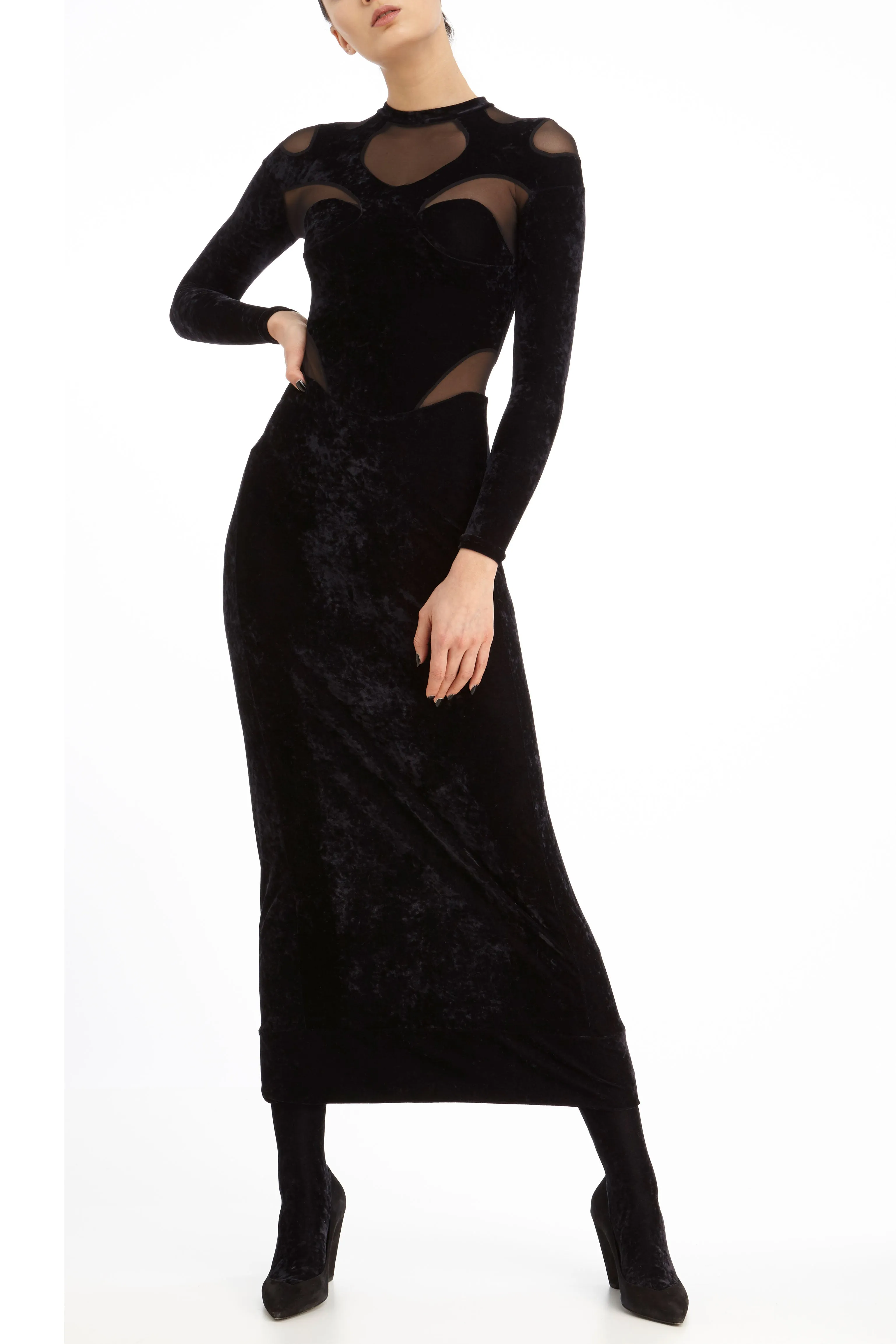 Solta velvet dress