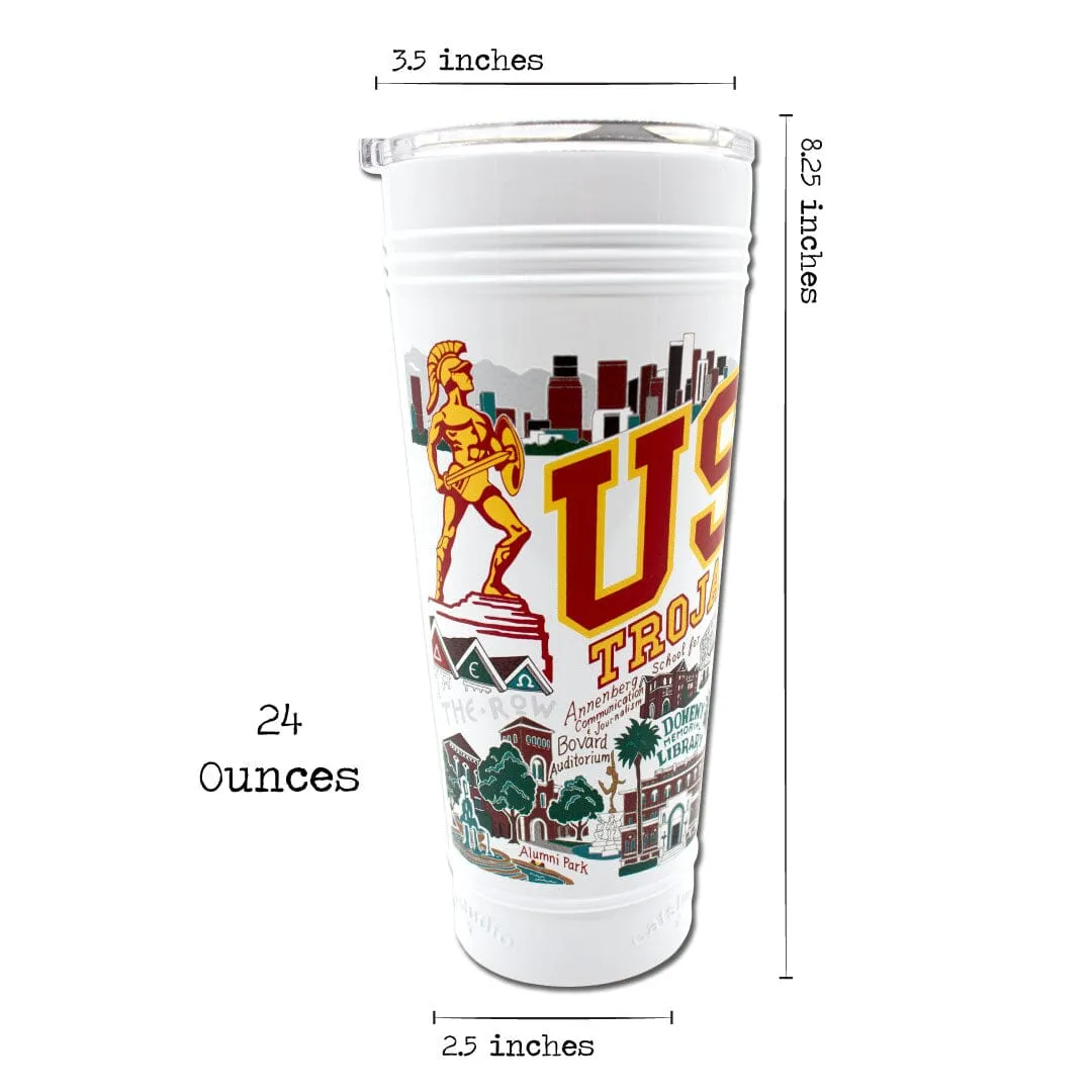 Southern California, University of (USC) Collegiate Thermal Tumbler in White - Limited Edition!