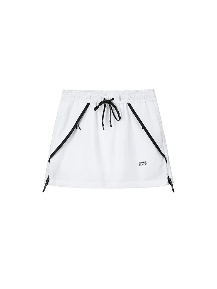 Sporty Short Culottes With Colour Contrasting