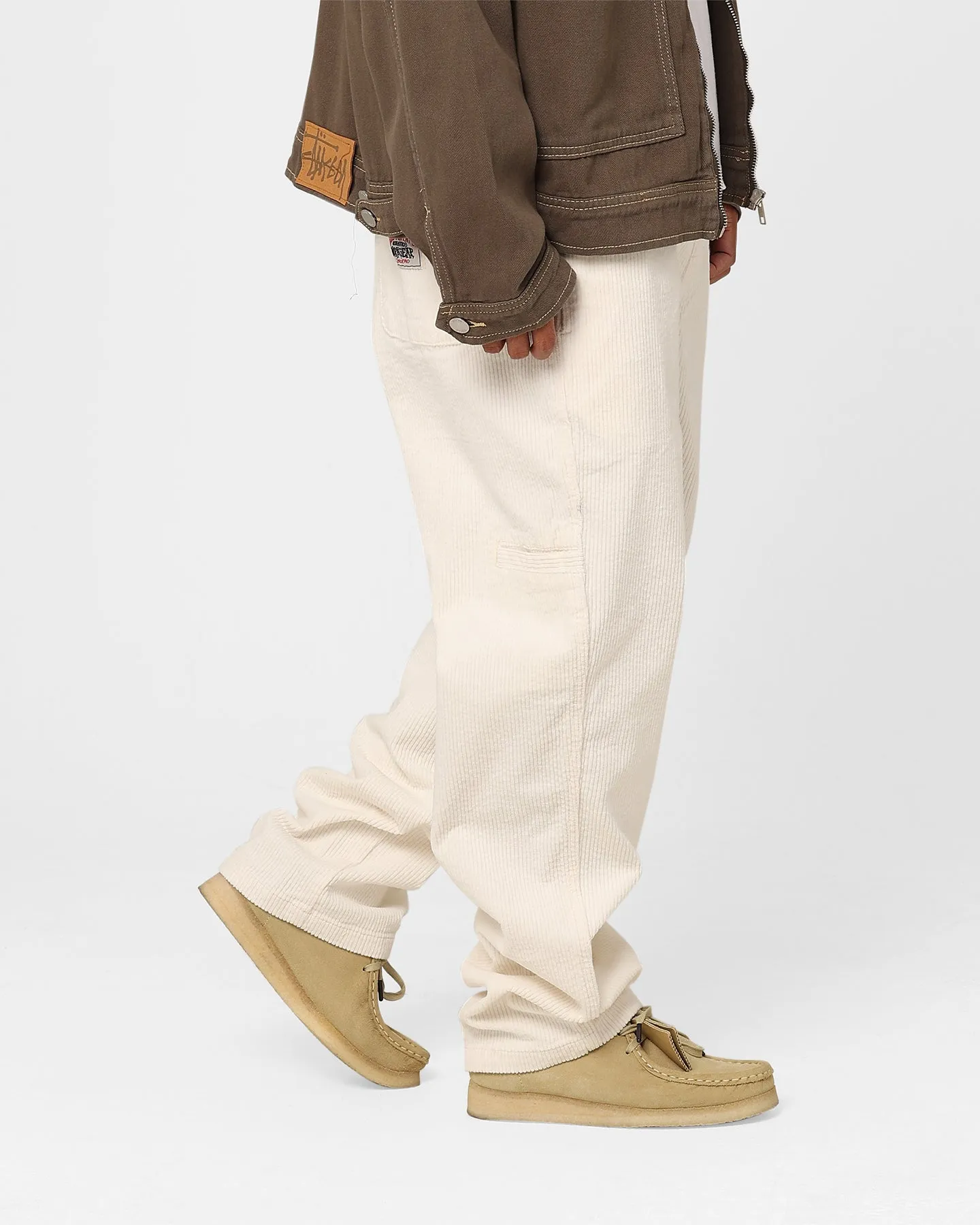 Stussy Workgear Beach Pants Washed White