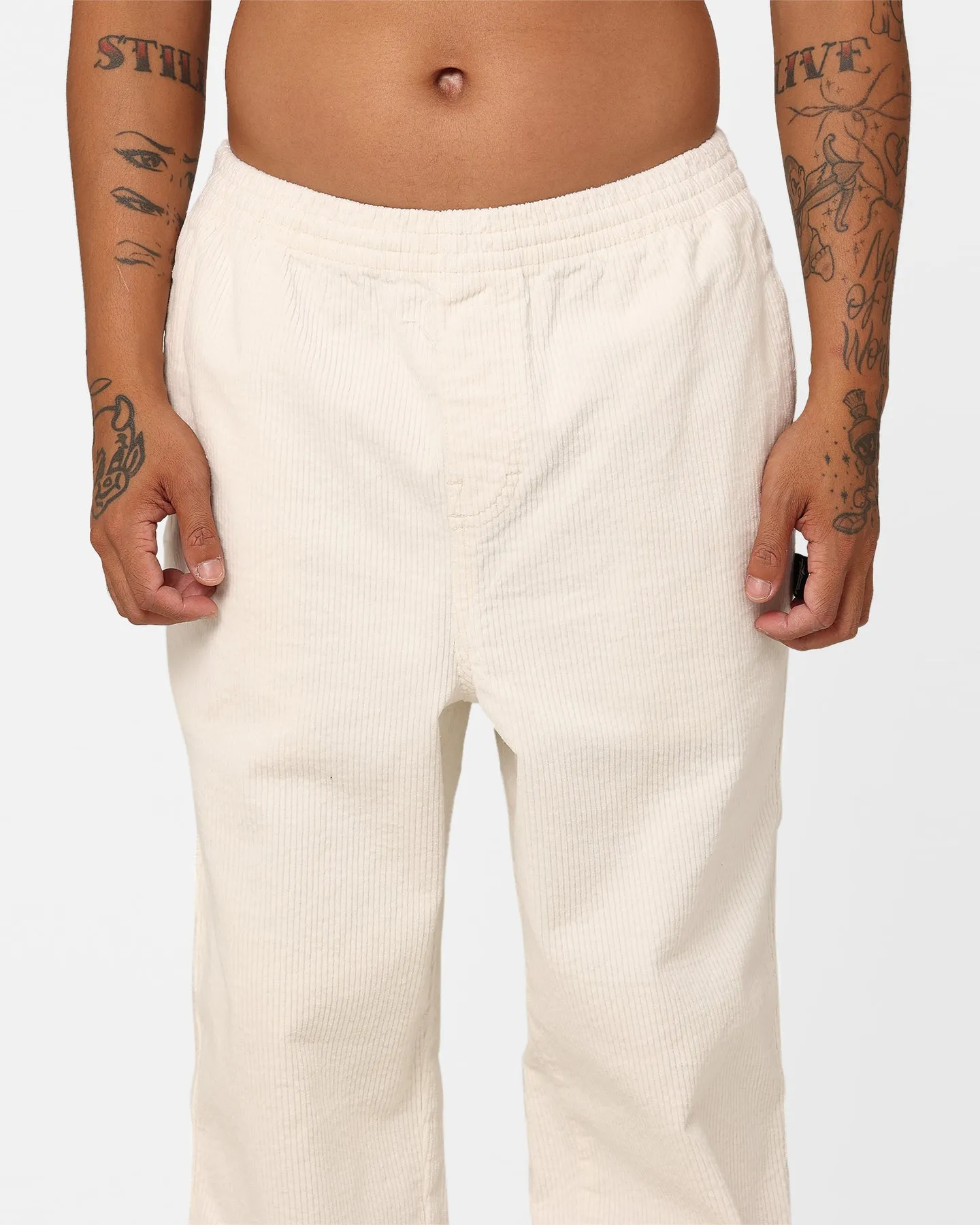 Stussy Workgear Beach Pants Washed White