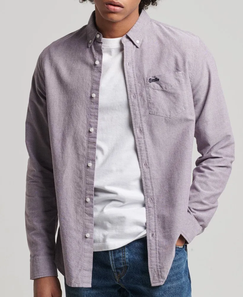 Superdry Vintage Oxford Shirt - Deep Purple