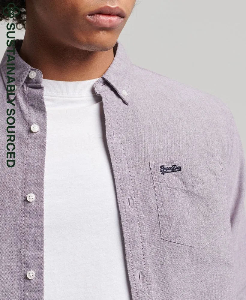 Superdry Vintage Oxford Shirt - Deep Purple