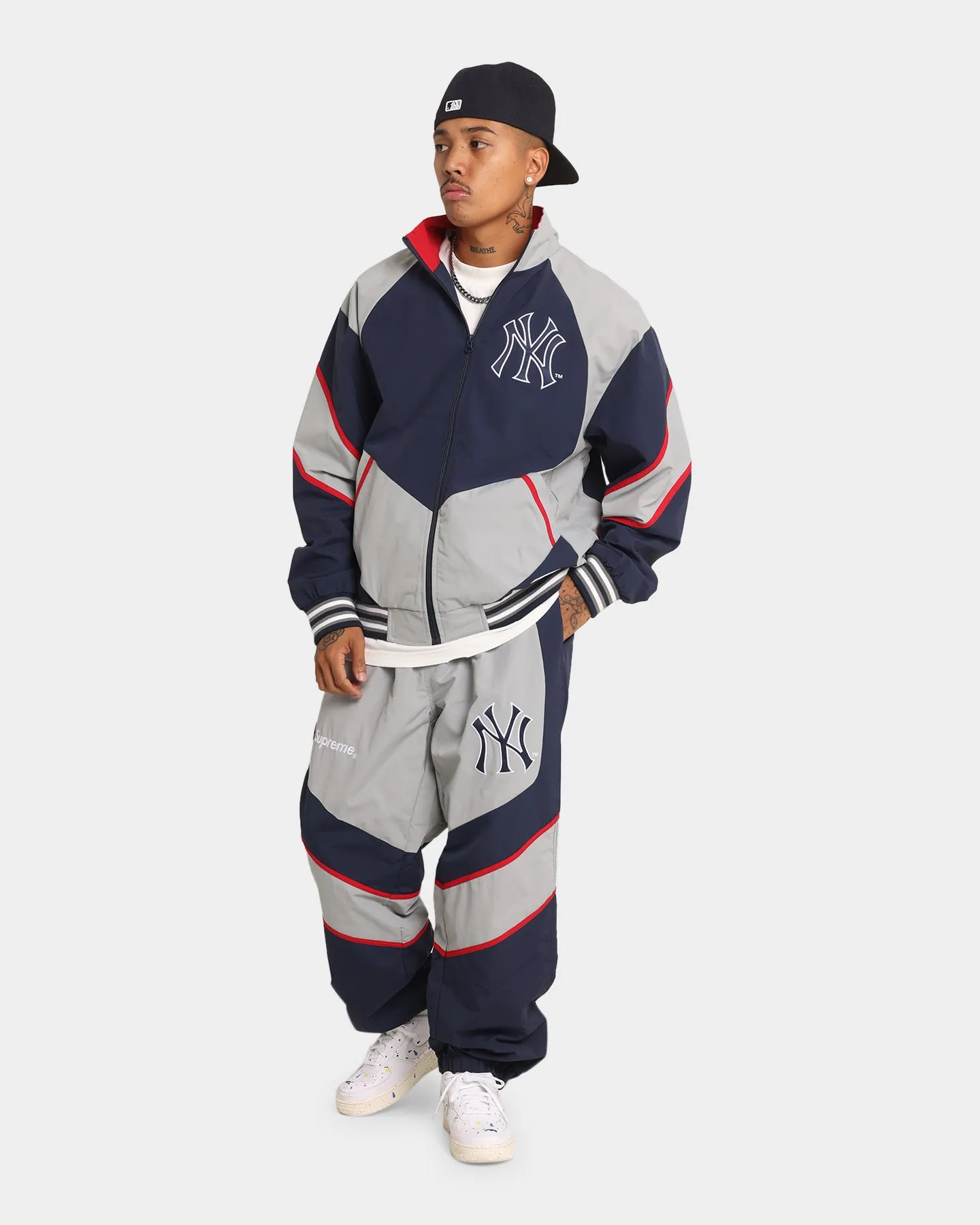 Supreme New York Yankees Track Pants Navy