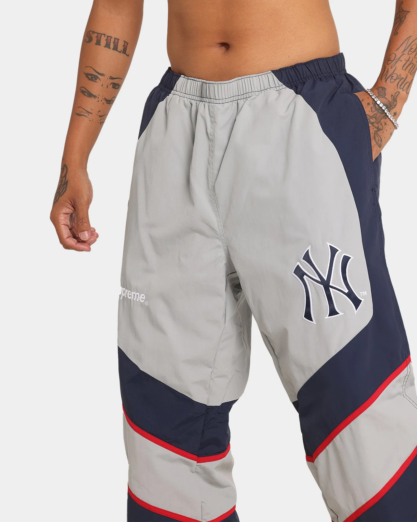 Supreme New York Yankees Track Pants Navy