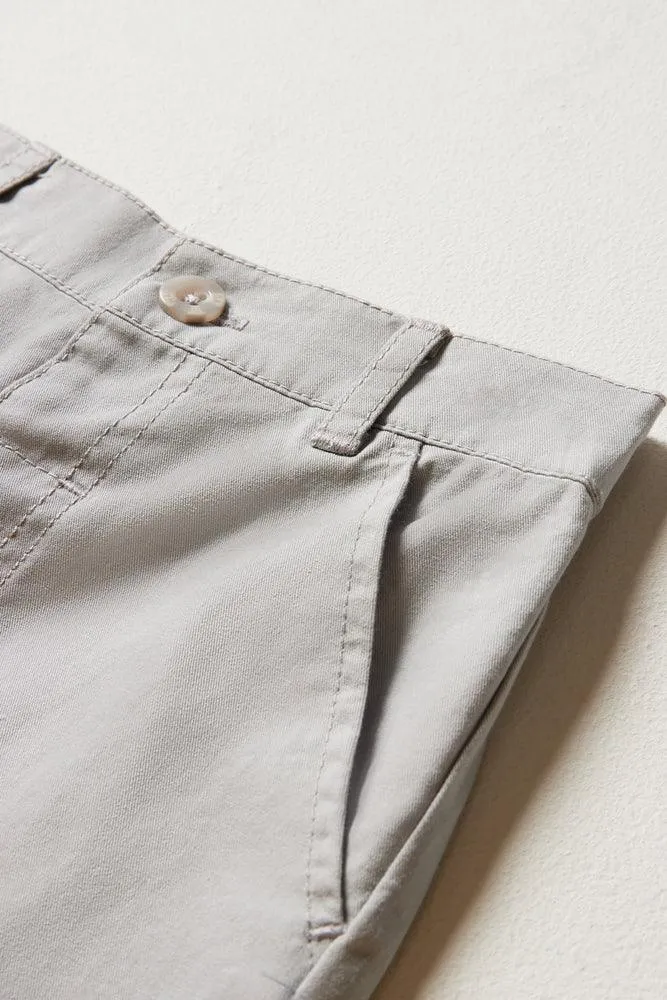 Tapered Chino Pants Grey