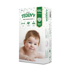 TEDDYY Baby Easy Pant Diapers Double Extra Large 42 Count (Pack of 1)