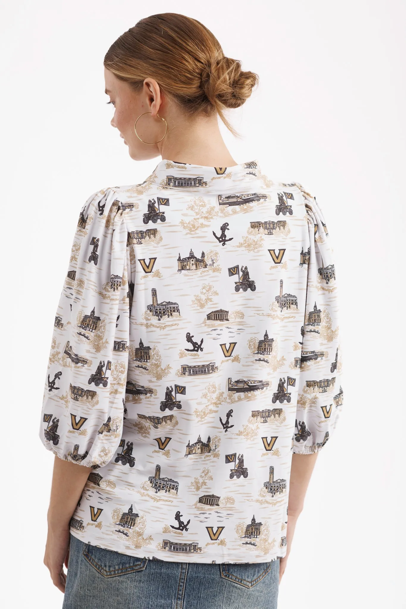 The Eliza Top - Vanderbilt Toile