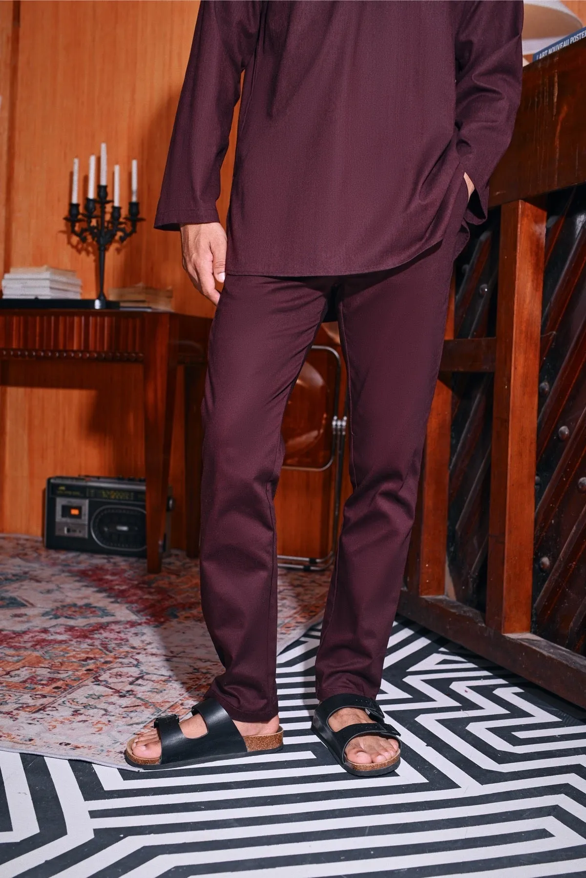 The Perfect Men Slim Fit Pants - Mangosteen