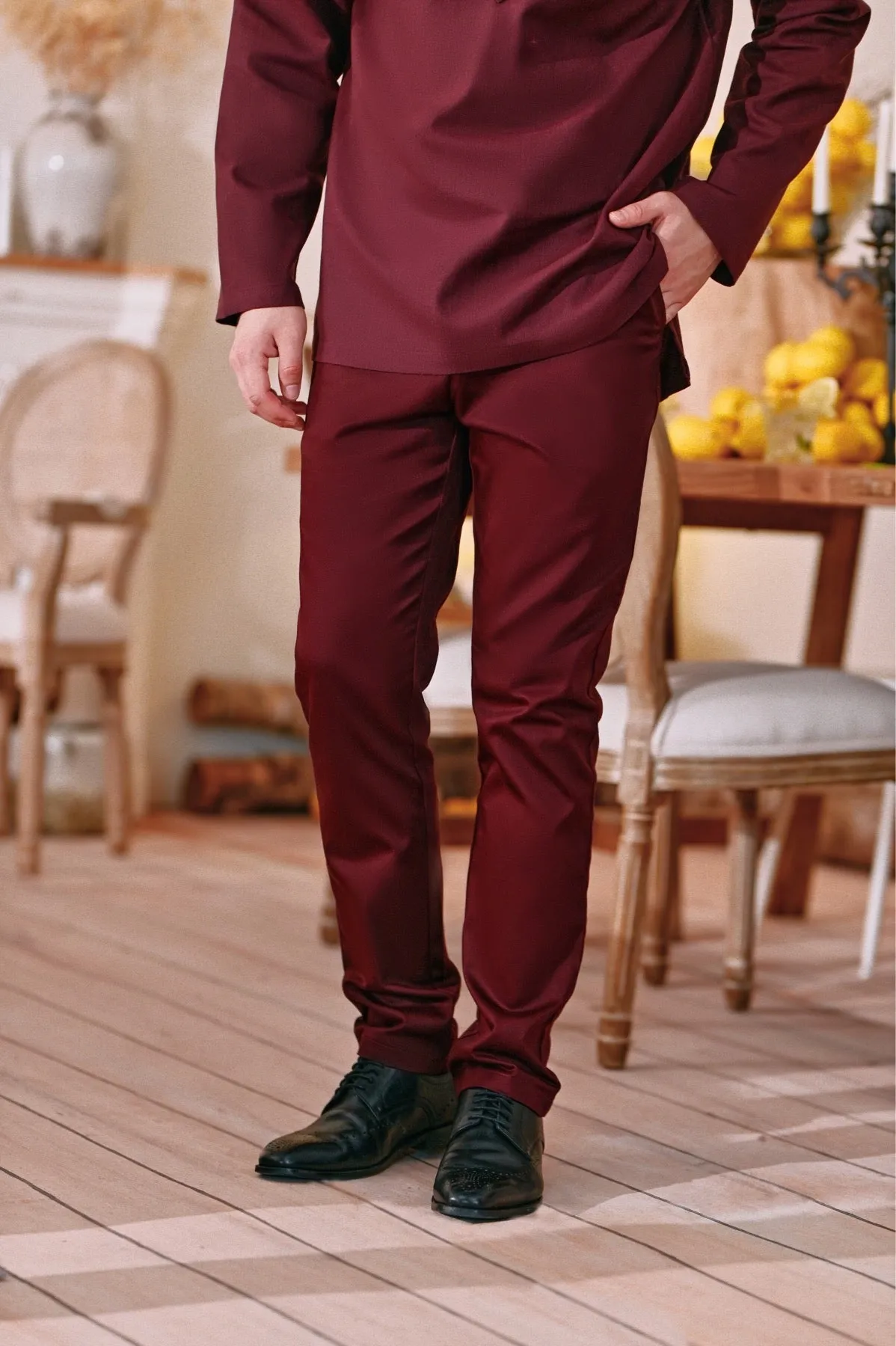 The Perfect Men Slim Fit Pants - Mangosteen