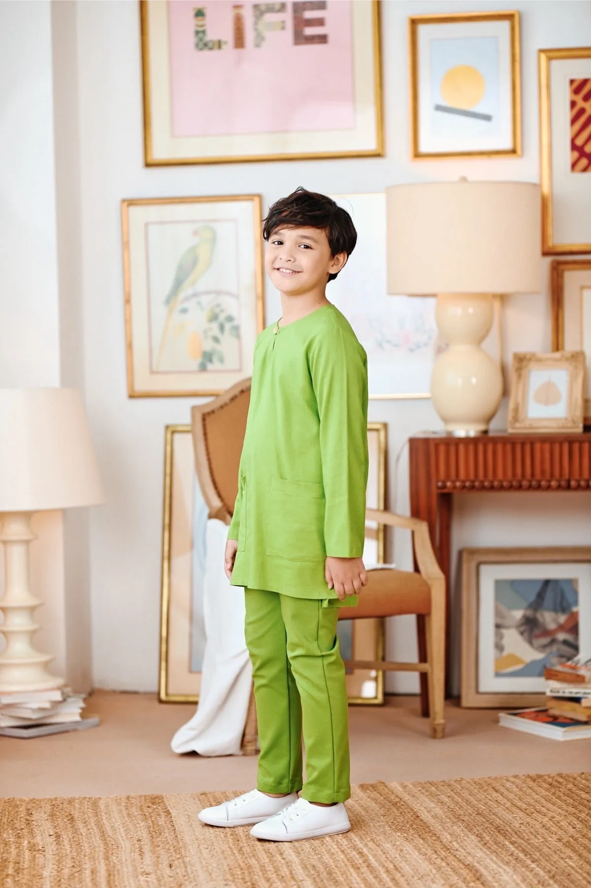 The Perfect Slim Fit Pants - Lime Green