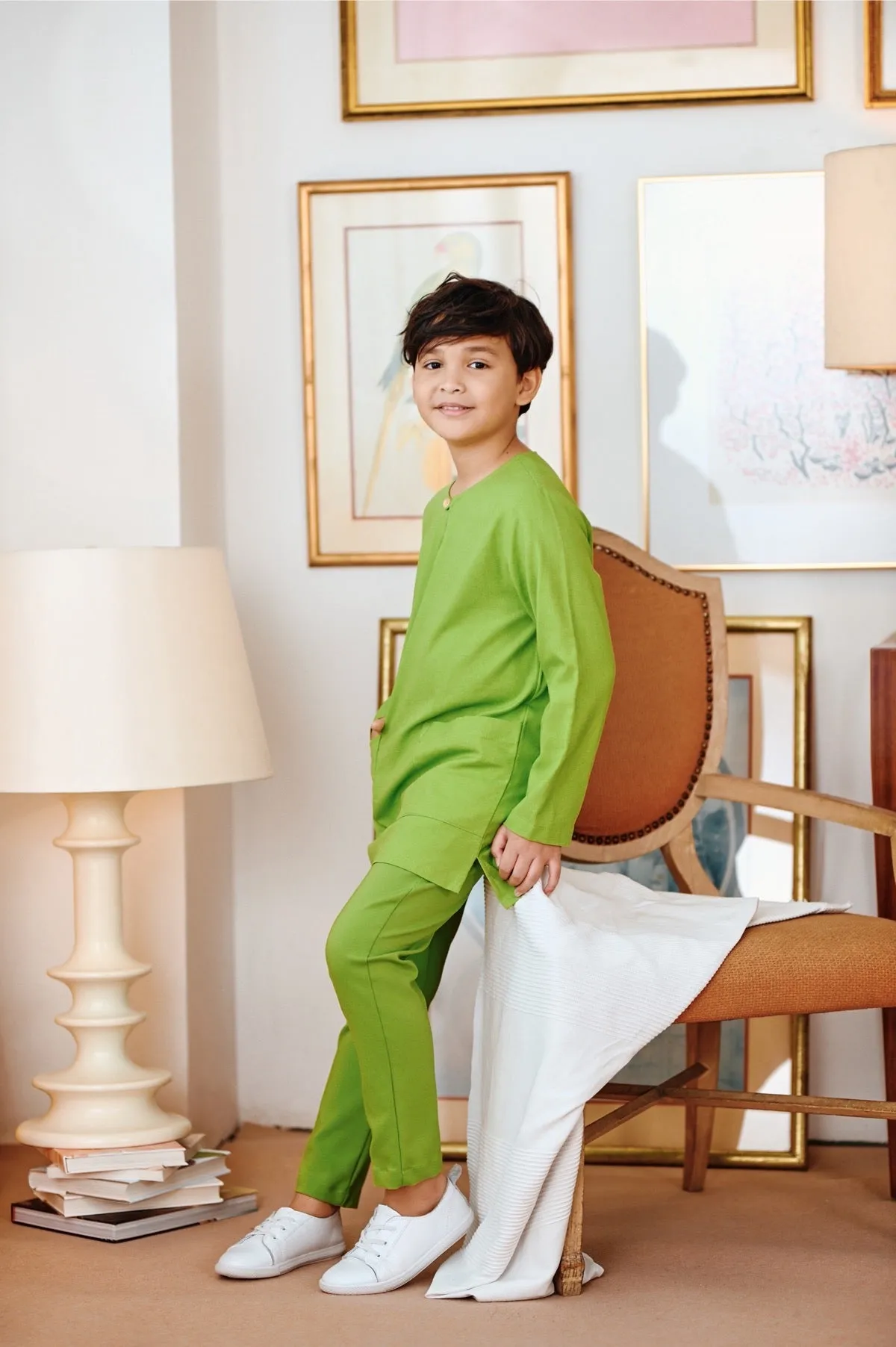 The Perfect Slim Fit Pants - Lime Green