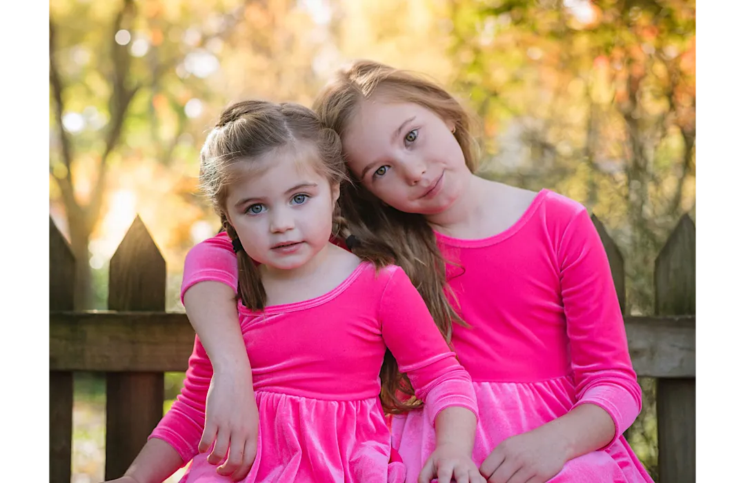 Twirly Dress in Hot Pink Stretch Velvet