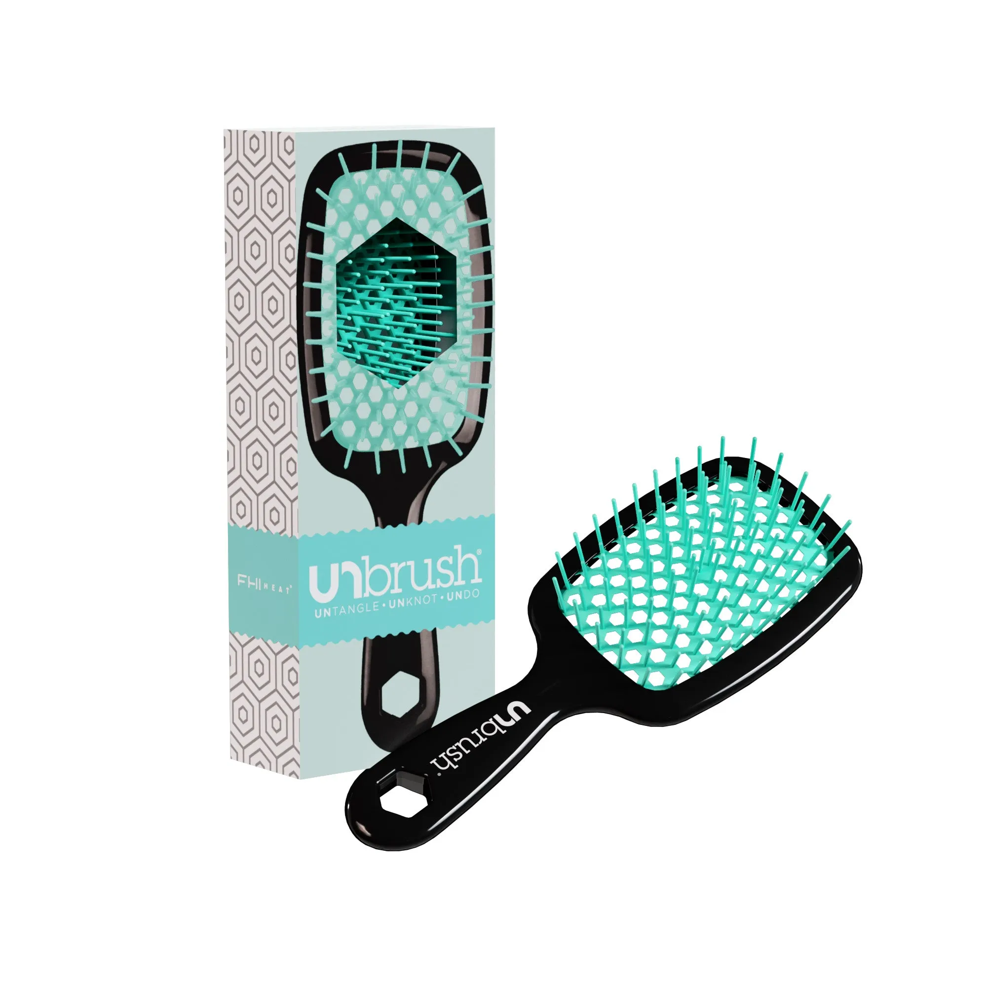 UNbrush Detangling Hair Brush - Lagoon