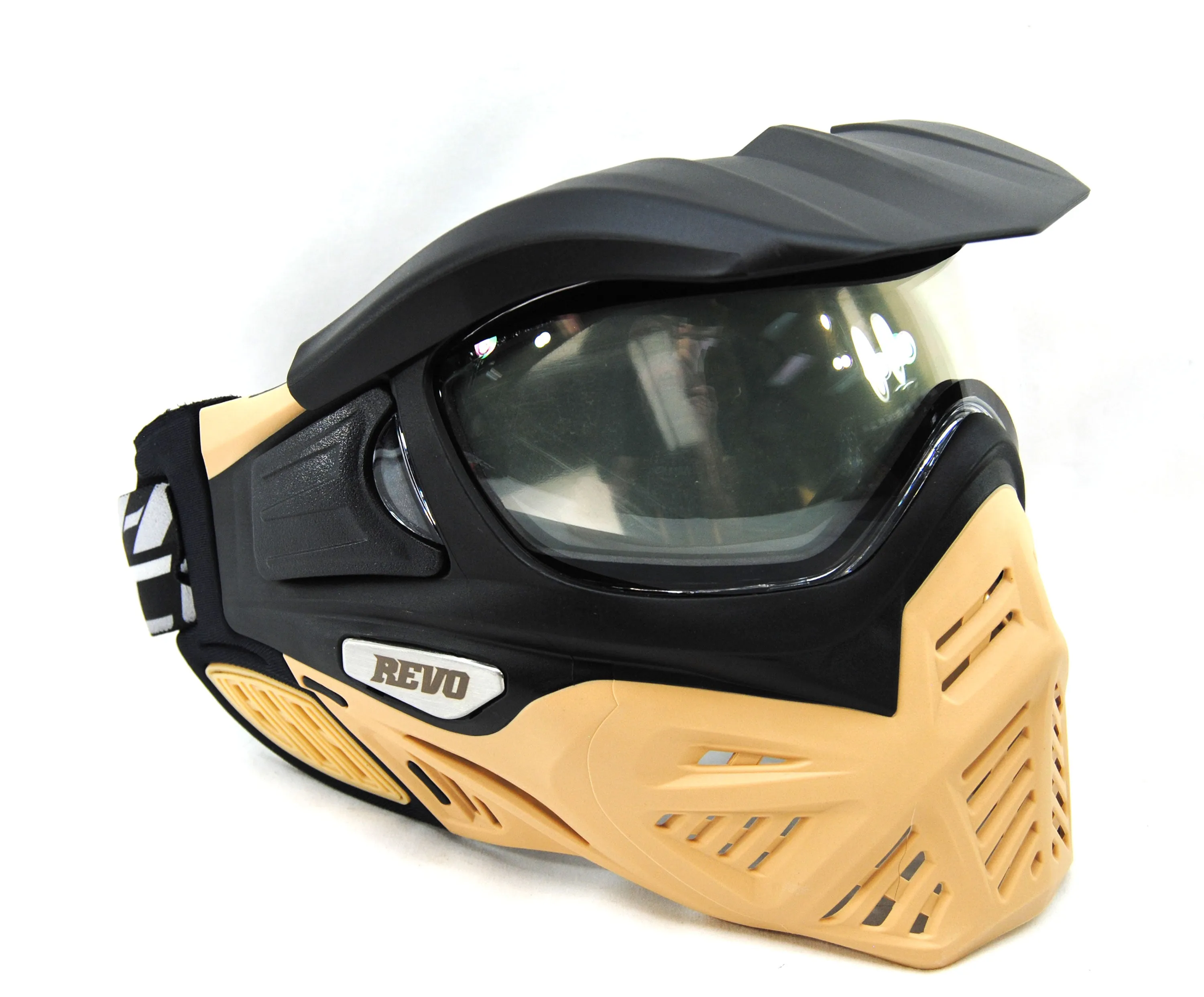 V-Force Grill 2.0 LE Pro Team REVO Paintball Mask Goggle - Tan/Black with Clear Lens