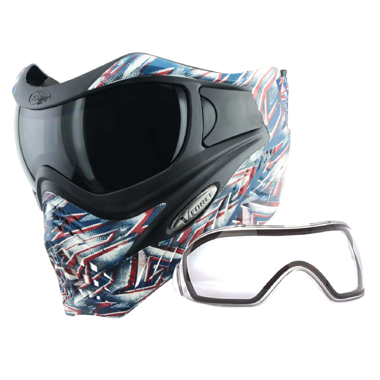 V-Force Grill SE Paintball Mask Goggle - Spangled Hero w/ Smoke Lens