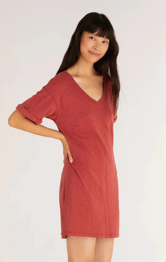 V-Neck T-Shirt Dress