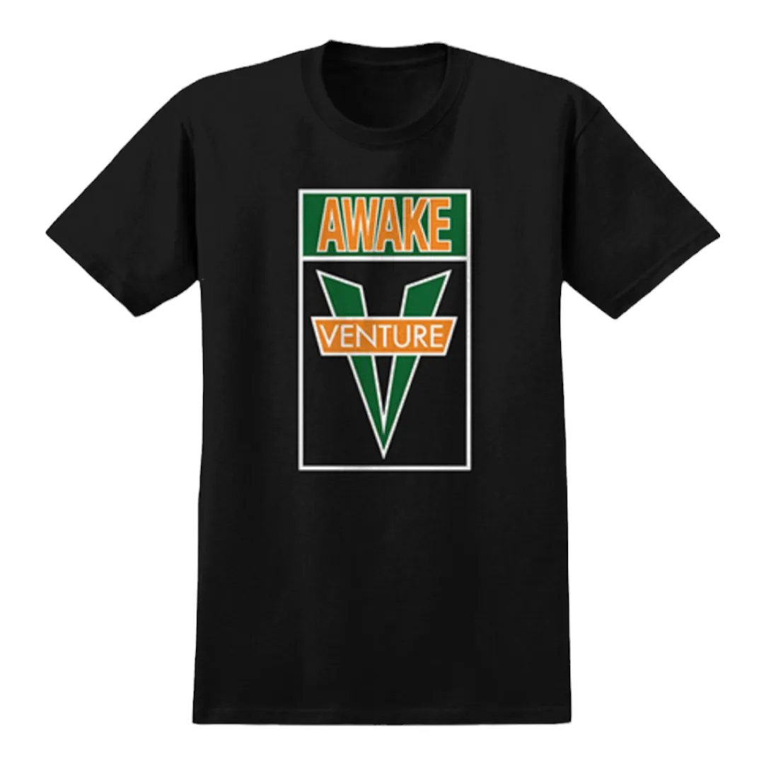 VENTURE AWAKE T SHIRT BLACK/ORANGE