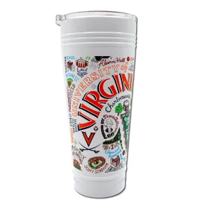 Virginia, University of Collegiate Thermal Tumbler in White - Limited Edition!