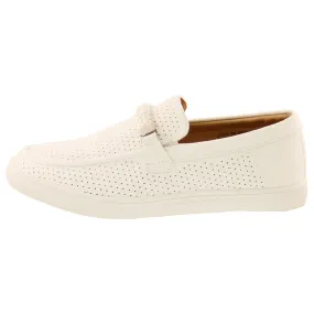 White Casual Brooklyn Slip On