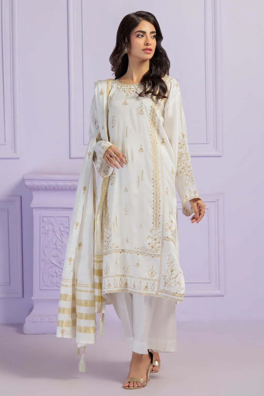 WHITE-RAW SILK-3 PIECE (BS5243P08)