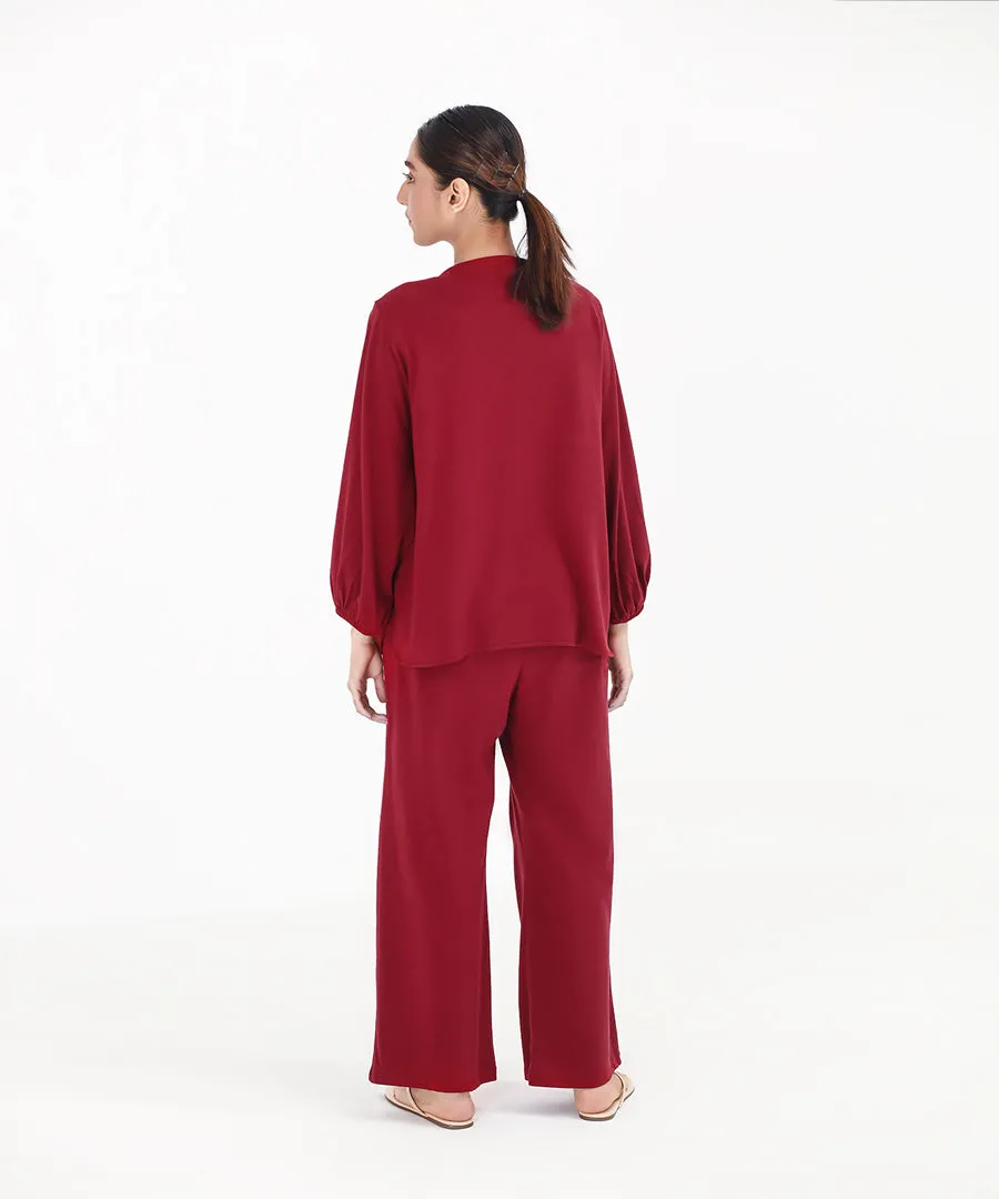 Women's Button Down Loungewear Set