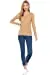 Women's V Neck Long Sleeves Henley Thermal Knit Top