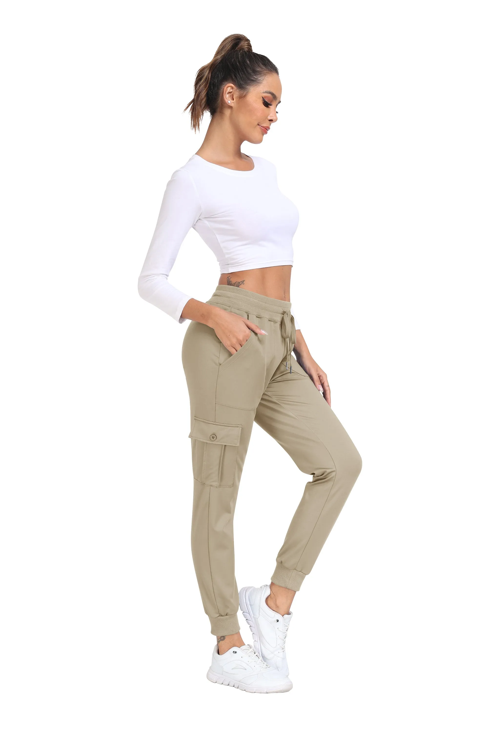 Women's Workwear Jogging High Waist Sweat pants