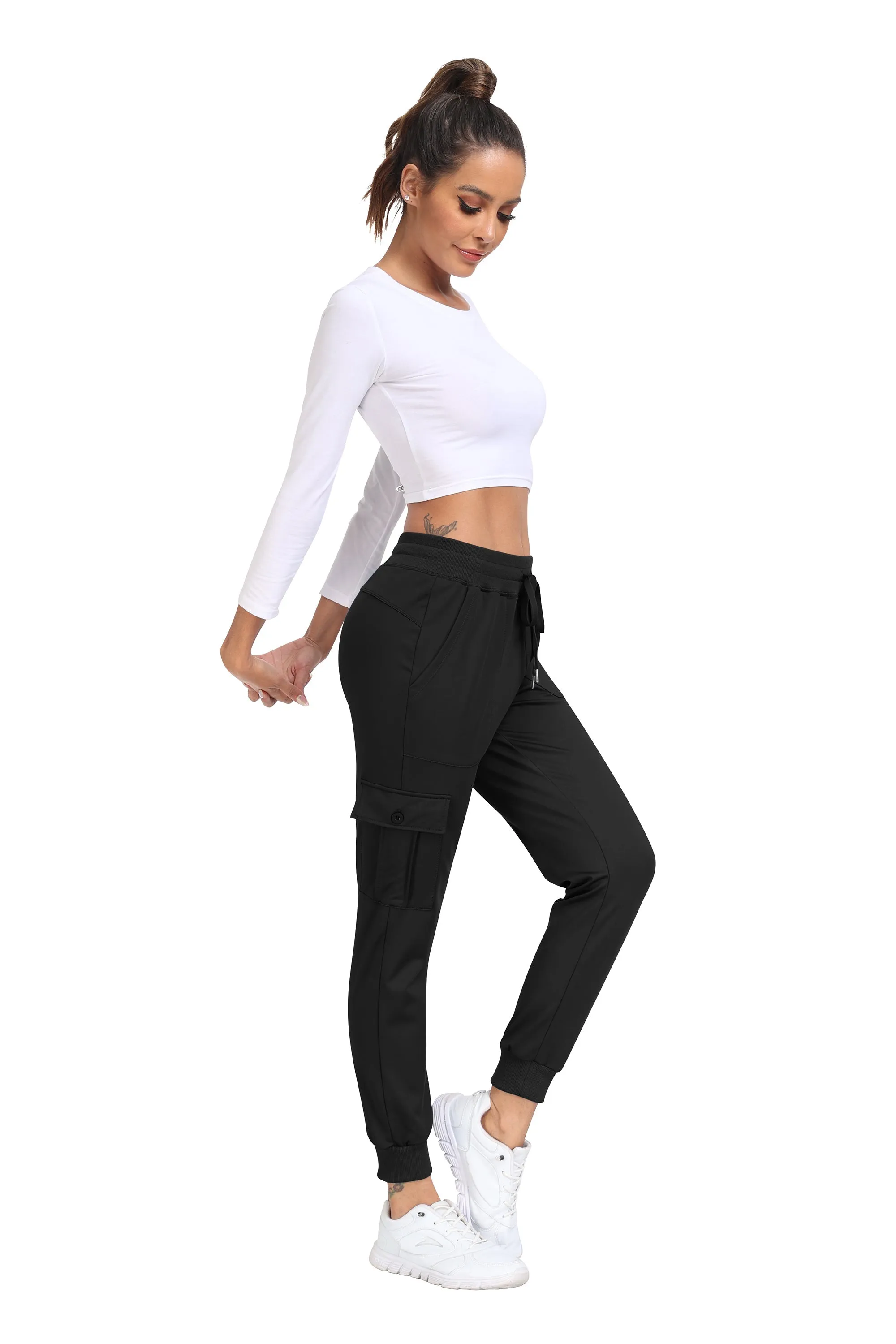 Women's Workwear Jogging High Waist Sweat pants