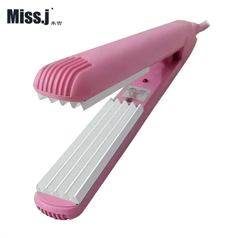 Yafun 110V-240V mini Styling Tools Professional hair straightener Waves Irons Waves Care tool lisseur pink Dry wet  ceramic 25w