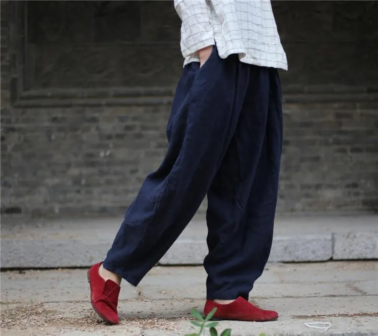 Zen Casual Linen Harem Pants | Zen